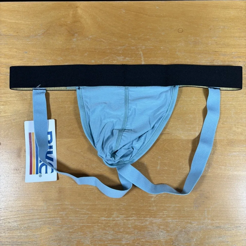 Bike Active Jockstrap Men's Large Light Blue New